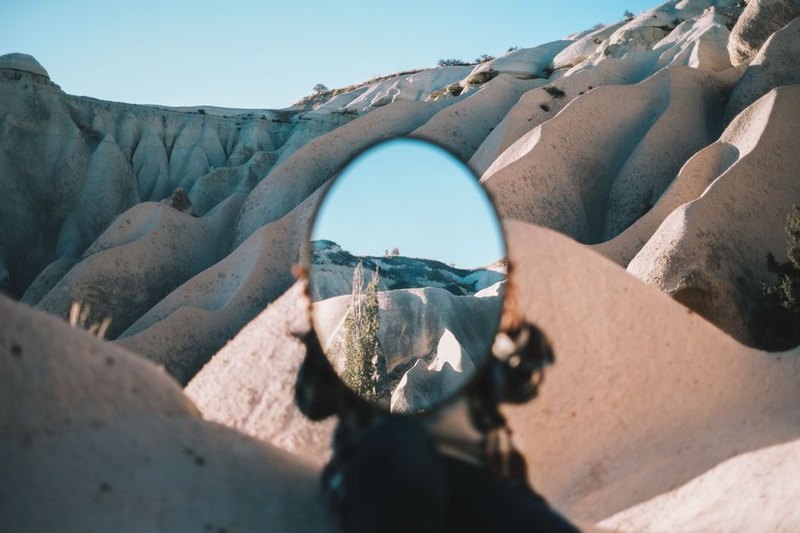 Miroir Soleil Doré