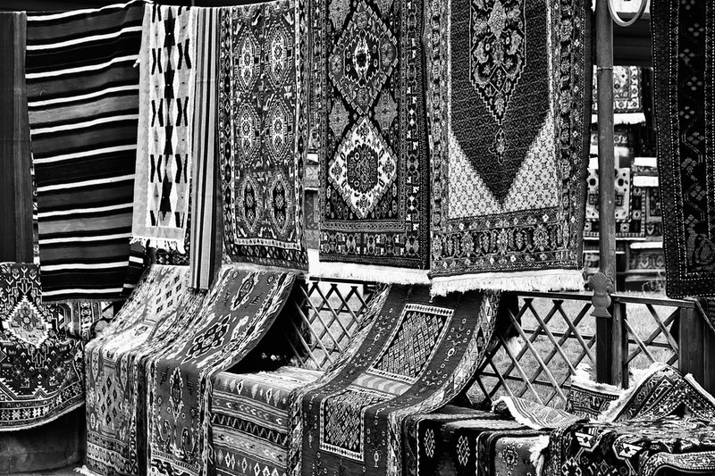 Tapis Boucherouite Coloré